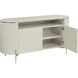 Paloma 60.75 X 18.75 inch High Gloss Cream Sideboard